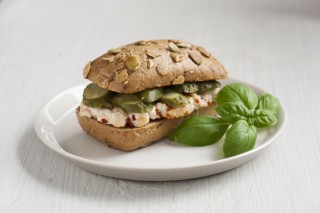 Hamburguesa de pavo a la mejicana