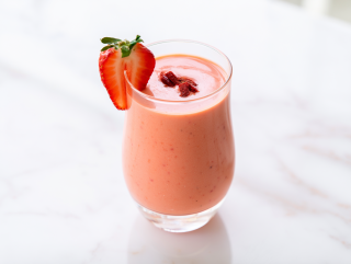 Aardbeien- en gojibessensmoothie