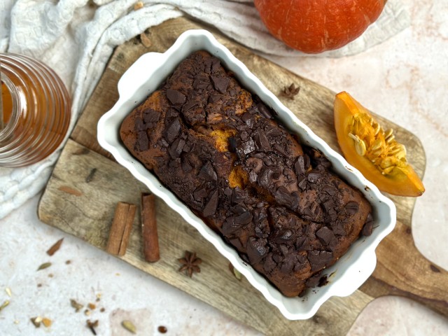 Torta alla zucca e cioccolato