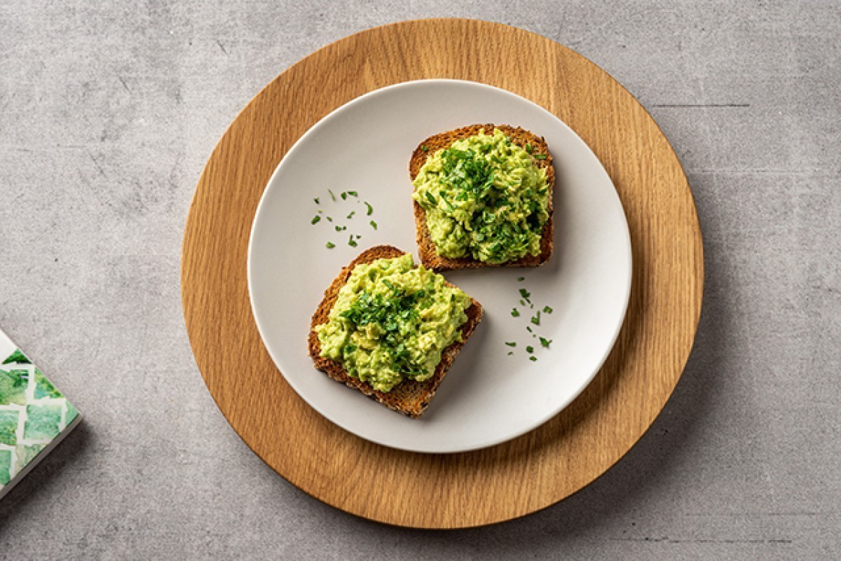 Bruschetta met avocado (volgens Nigella Lawson)