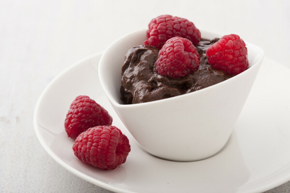 Mousse de chocolate con aguacate