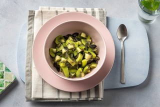 Kiwi with seeds