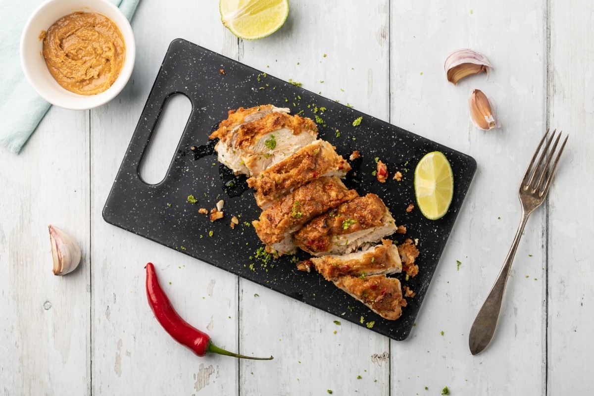 Pollo al cacahuete