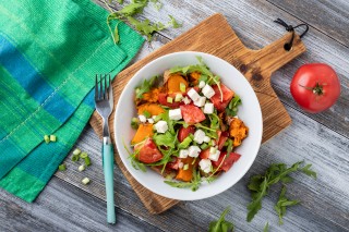 Salat mit Süßkartoffeln