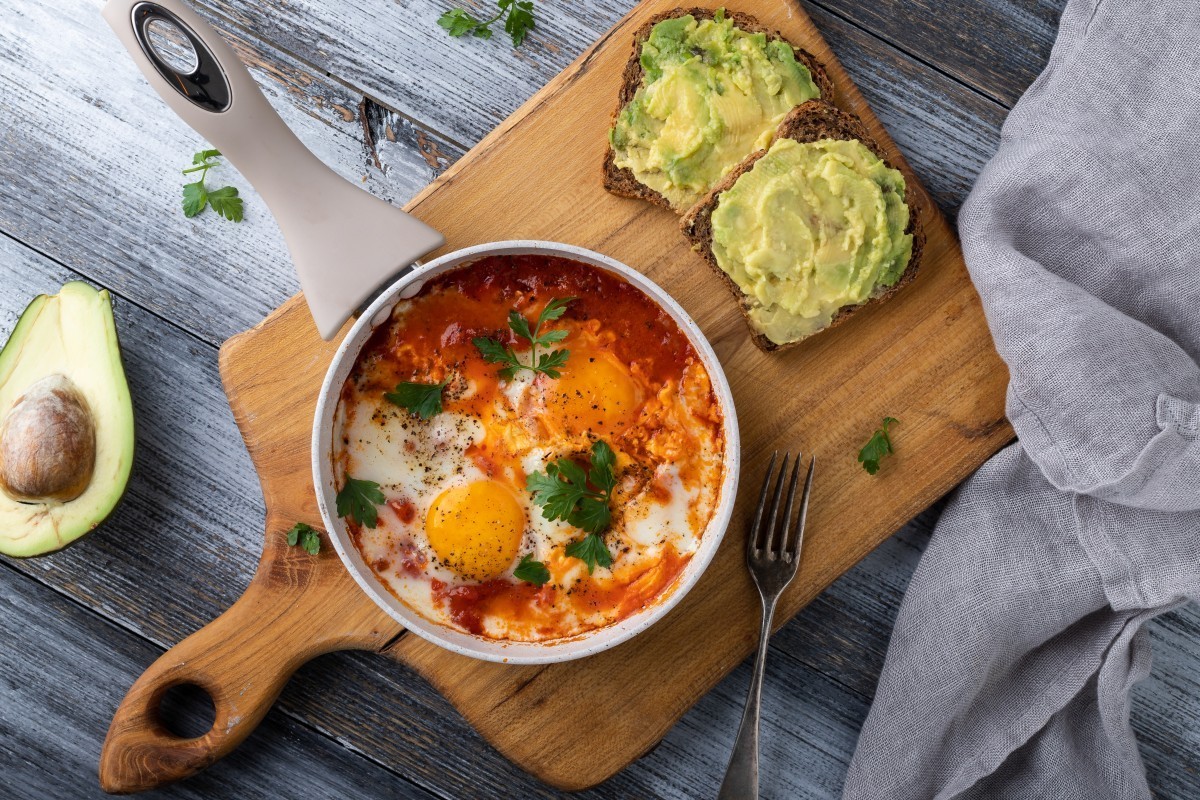Panini Shakshuka e avocado