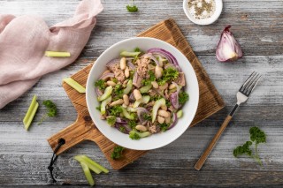 Tonijn-bonensalade