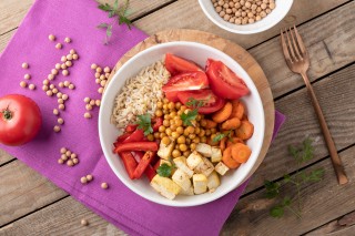 Buddhabowl con garbanzos