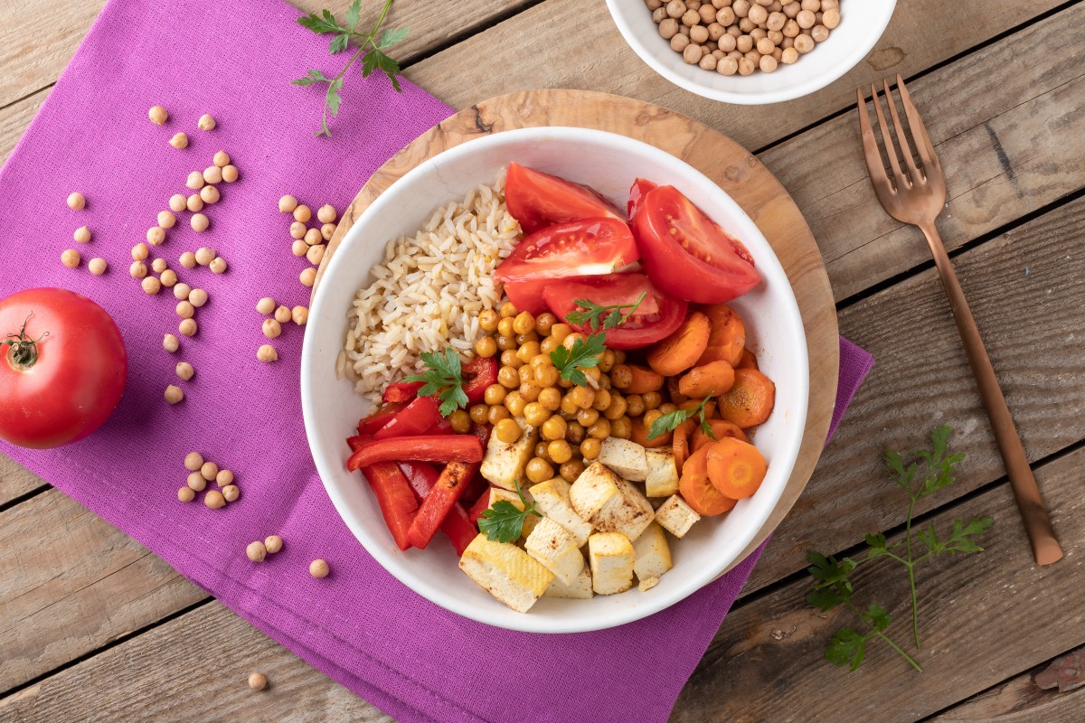 Buddhabowl con garbanzos
