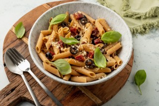 Pastasalade met chorizo