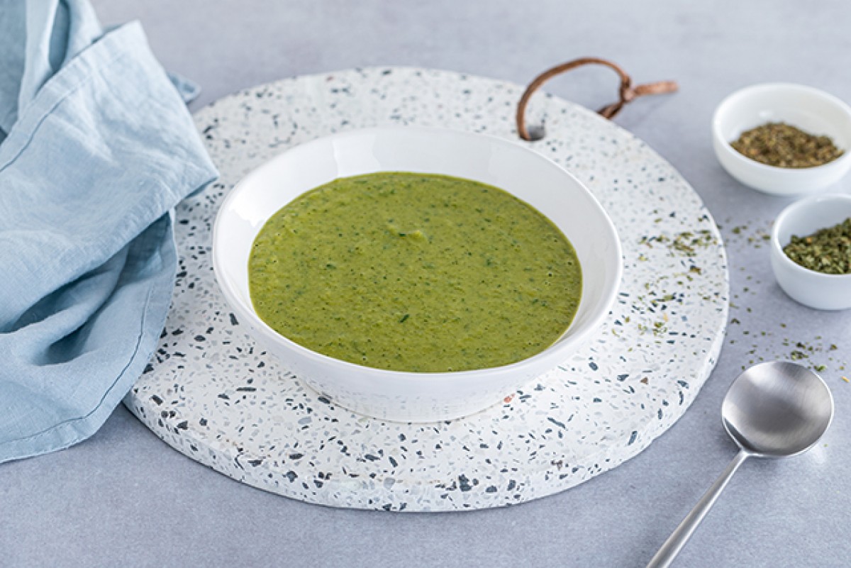 Sopa de apio y brócoli