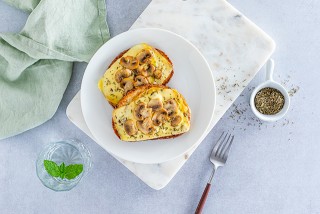 Franse tosti met champignons
