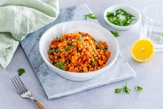 Salade met boekweit en paprika
