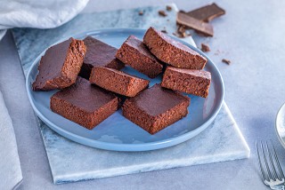 Fat-free courgette brownies