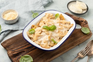 Pasta con 4 quesos