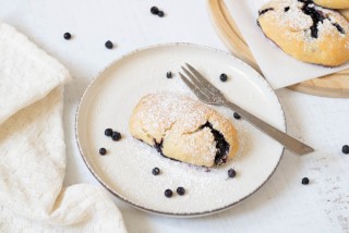 Healthy berry buns
