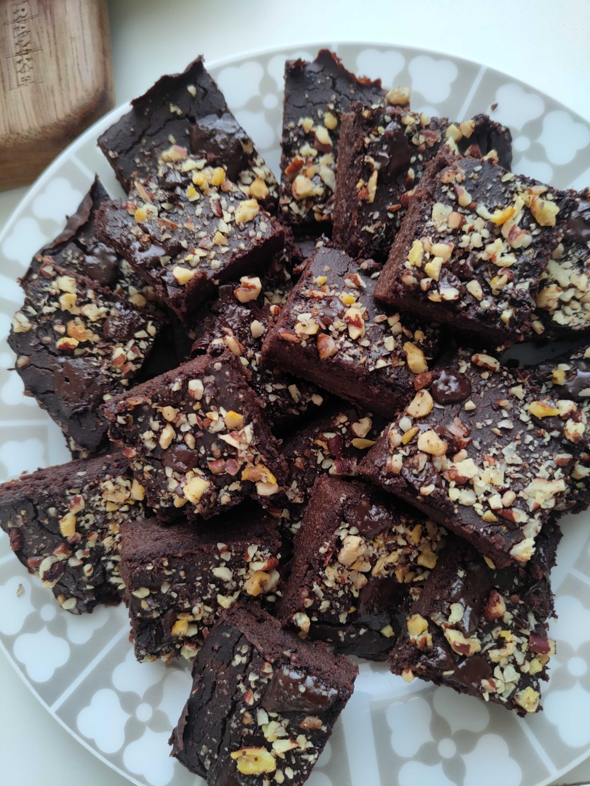 Brownie proteici con ceci