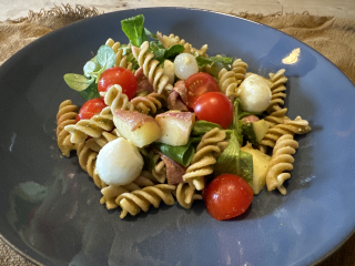 pastasalade salami Inge