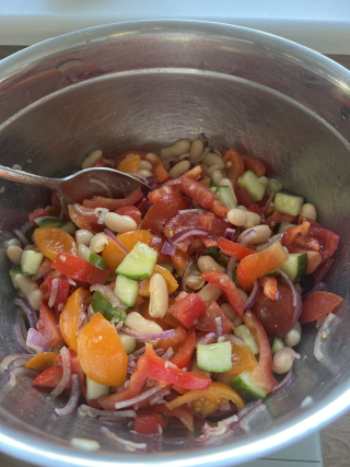 Biancas bohnen salat