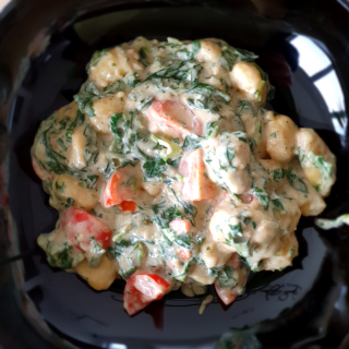 vegane "Käse"-Gnocchi