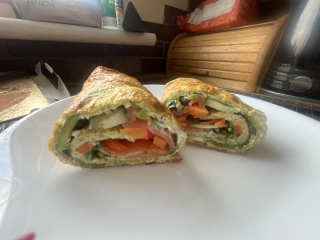 Cottage cheese wrap
